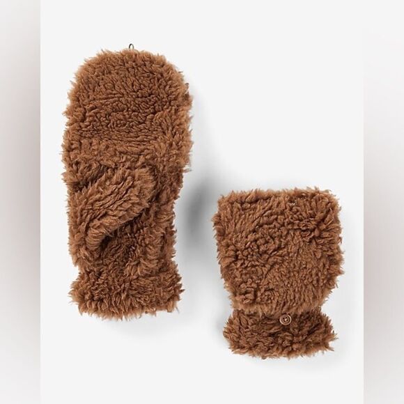 Express Convertible Teddy Mittens - Picture 3 of 6